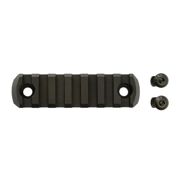 M-Lok Picatinny 7 Slot Rail Section Aluminum Black