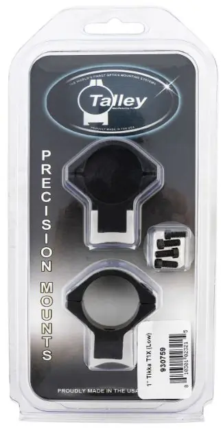 TALLEY LW RINGS TIKKA T1X 1" LOW