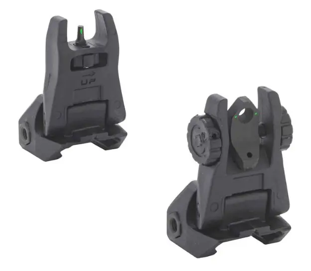 MEPROLT FLIP UP W/ TRITIUM 3 DOT BLK