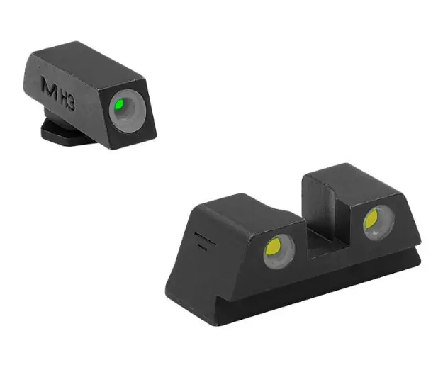 Meprolight Night Sight Set Green/Yellow For Glock 42/43