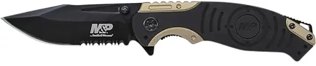 SWK SWMP13BSCP M&P FOLDER DROP POINT BLK/GLD