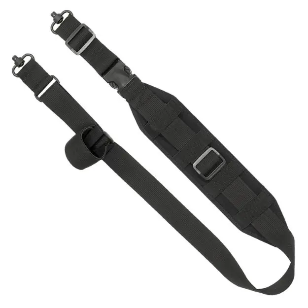 Grovtec Qs Heavy Gunner Padded Sling 1.5" Webb 3" Pad Black