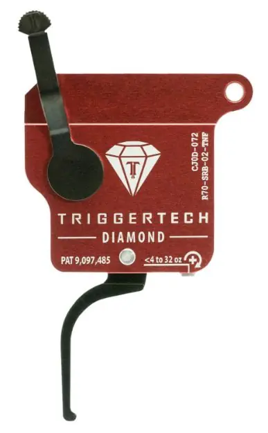 Triggertech Rem 700 Sngle Stg Black Diamond Flat Clean