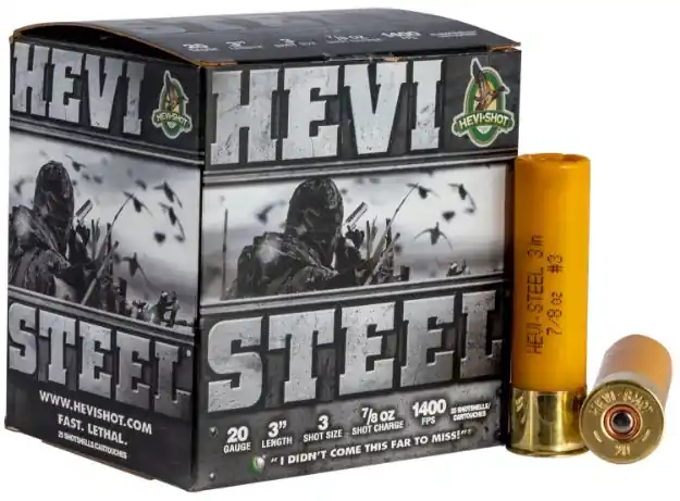 HEVI STEEL 20GA 3" #3 25/250