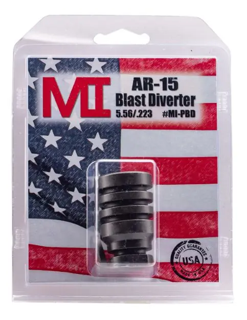 Mi Pistol Blast Diverter 1/2-28" Threads 5.56/.223