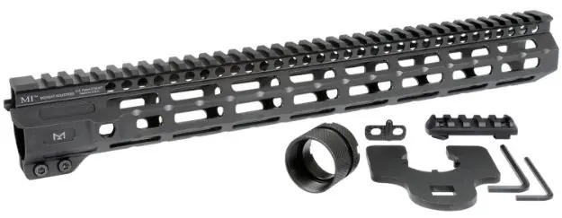 Mi Handguard Crm M-Lok 15" Combat Rail Fits Ar-15