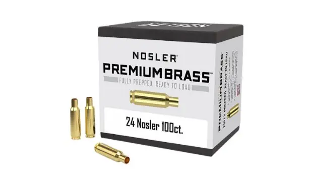 NOS 10085 CUSTOM BRASS 24 NOSLER 100