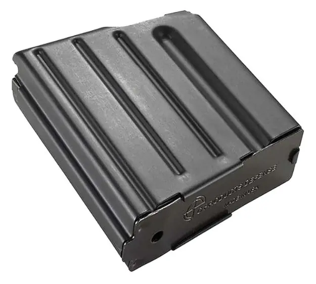 MAG DURAMAG 5RD 7.62 SR25 SS BLK