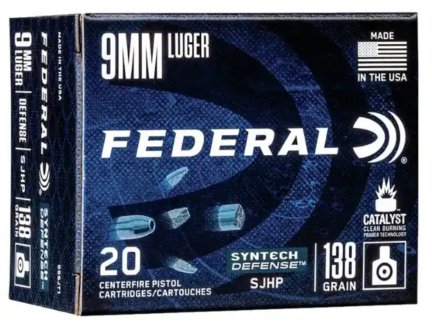 FED SYN DEF 9MM 138GR SJHP 20/200