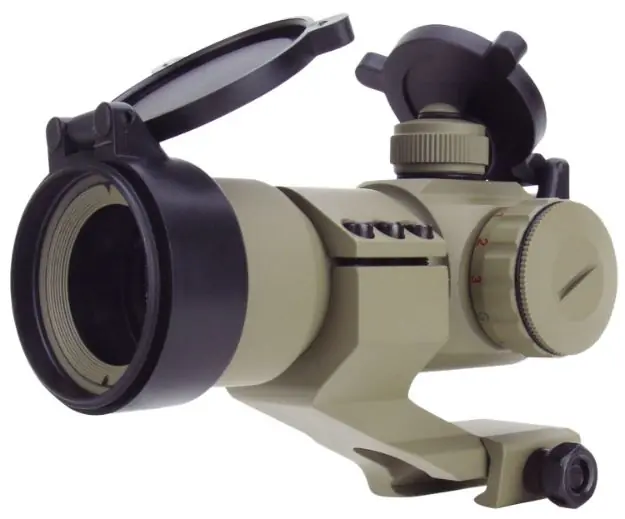 TACFIRE RD004-T 1X30 ILL RED/GRN DOT SIGHT TAN