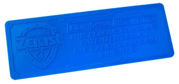 FLAM 6649ZR ZERUST PLAQUE