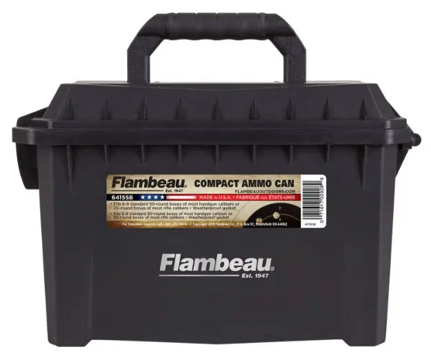 FLAM 6415SB COMPACT AMMO CAN CAN BLK