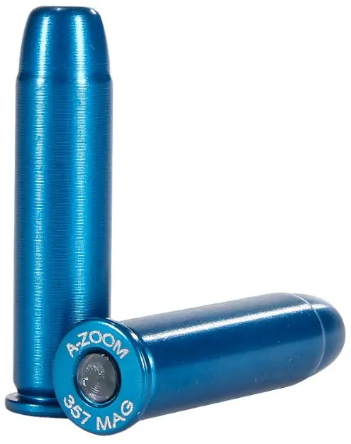 A-Zoom Metal Snap Cap Blue .357 Magnum 12-Pack
