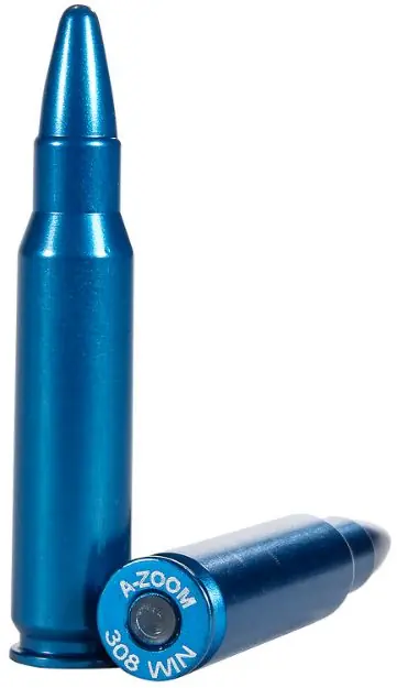 A-Zoom Metal Snap Cap Blue .308 Winchester 10-Pack
