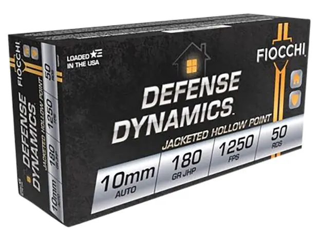 Fiocchi 10Mm 180Gr Jhp 50Rd 10Bx/Cs