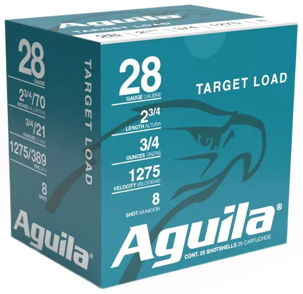 28 Gauge 2-3/4'' 3/4Oz #8 Shot 25/Box