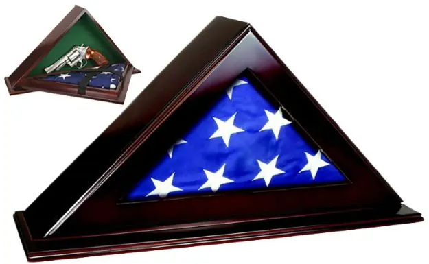 Psp Concealment Patriot Flag Holds Lrg Handgun & Valuables