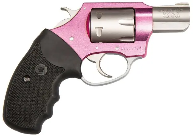 Charter Arms Pink Lady 22Wmr 2" Pink/Ss Rubber