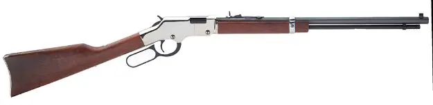 Henry Golden Boy Silver 17Hmr 20" Octagon Walnut