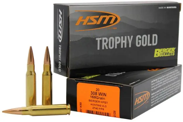 308 Winchester 168Gr Vld Hunting 20/Box