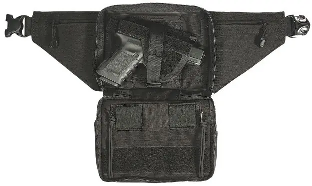 BH CONCEL WPN FANNYPACK MED BLK