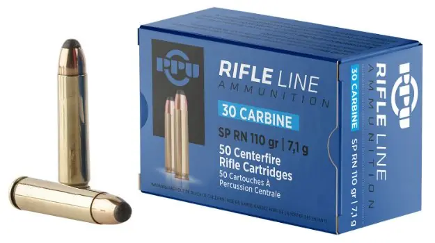 PPU .30 CARBINE 110GR SP 50/500