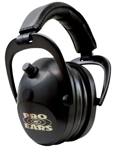 Pro Ears Gold Ii 26 Ear Muff Electronic W/Padded Base Blk
