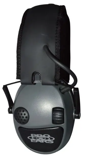Pro Ears Silver 22 Ear Muff Electronic W/Padded Base Blk!