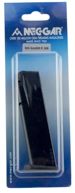 Mec-Gar Magazine Sig P226 9Mm Luger 18Rd Afc-Black