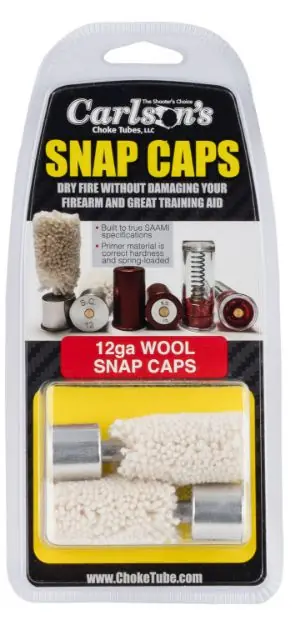 Carlsons Snap Cap 12Ga Aluminum/Wool 2Pk