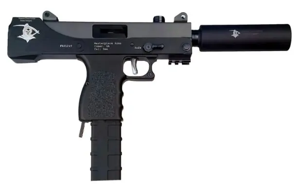 Mpa Defender 9Mm Top-Cocking 4.5" Threaded Grim Reaper 30Rd