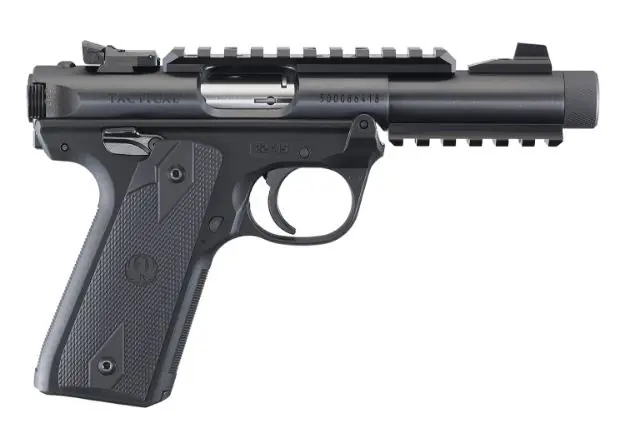 Ruger Mark Iv 22/45 Tactical 22Lr 4.40 Adj. Black Rubber
