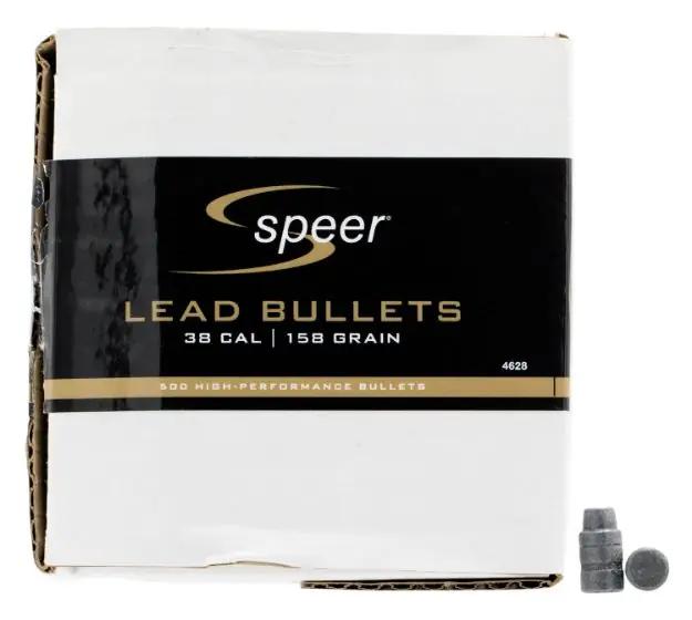 SPEER 4628 BULL .358 158 SWC HP 500/1