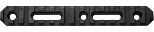 Grovtec Rail Section Stock Ar 6" 15 Slot Aluminum Black