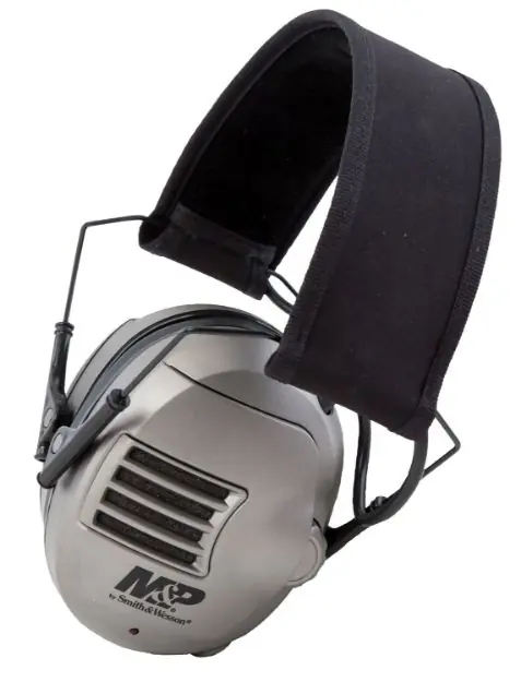 M&P Alpha Electronic Ear Muffs Gray