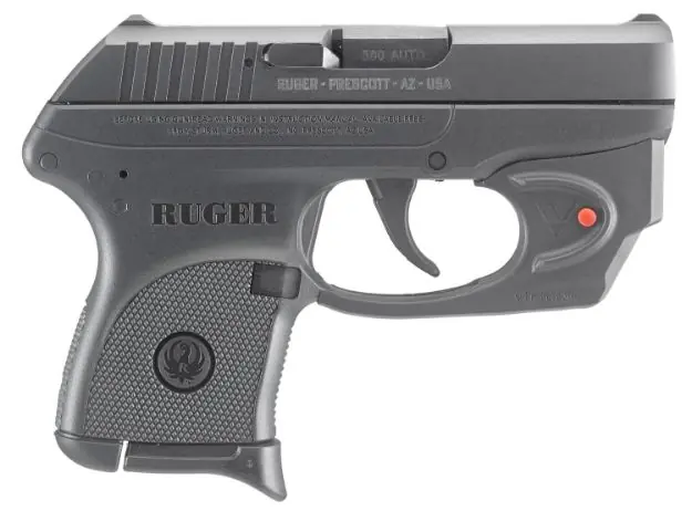 Ruger Lcp 380Acp 6-Shot Fs Blued W/Viridian Red Laser