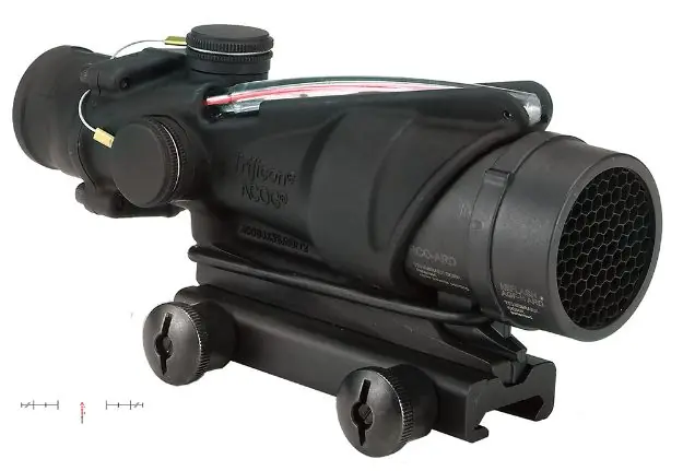 Acog 4X32 A4 Usmc Rco Chev Red