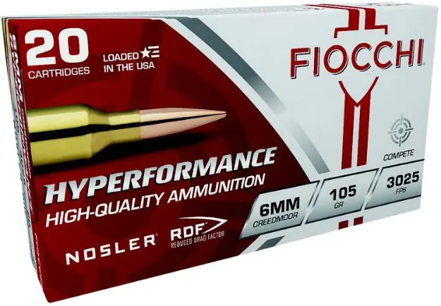 Hyperformance 6Mm Creedmoor 105Gr Hollow Point Bt 20/Box