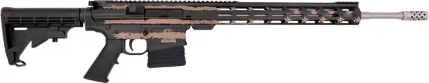 Glfa Ar10 Rifle 6.5Cm 20" S/S Bbl 10-Shot Desert Flag