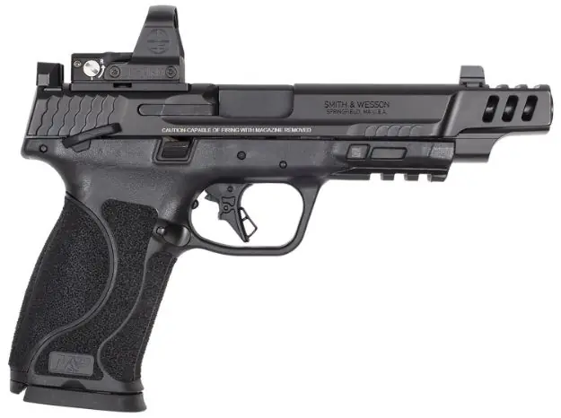 S&W M&P 14374 10MM MS W/REDDT 5.6 15R BLK