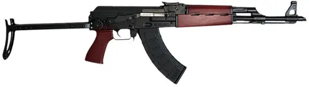 Zastava Zpapm70 7.62X39mm 16.5" Serbian Red Under Folder