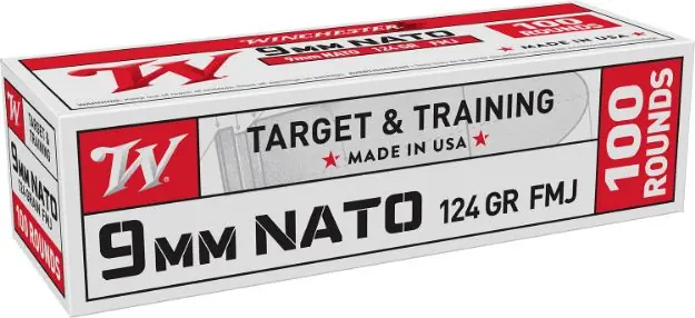 WIN W9NATOVP 9MM NATO 124 FMJ 100RD 100/10