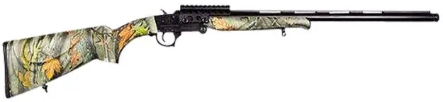 Ati Nomad Sgs Single Shot 410 3" 23" W/Rail Camo Synthetic