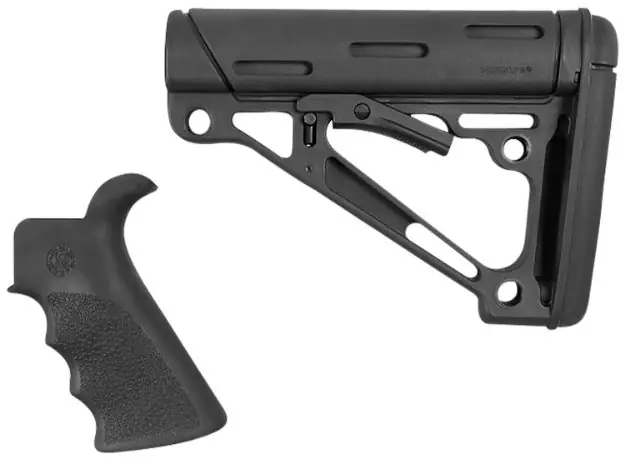 Hogue Ar-15 Grip & Overmolded Collapsible Stk Commerical Blk