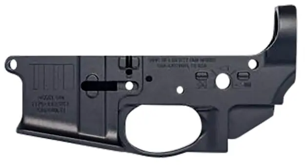 Broadsword Billet Stripped Ambi Lower Receiver For Ar-15 Blk