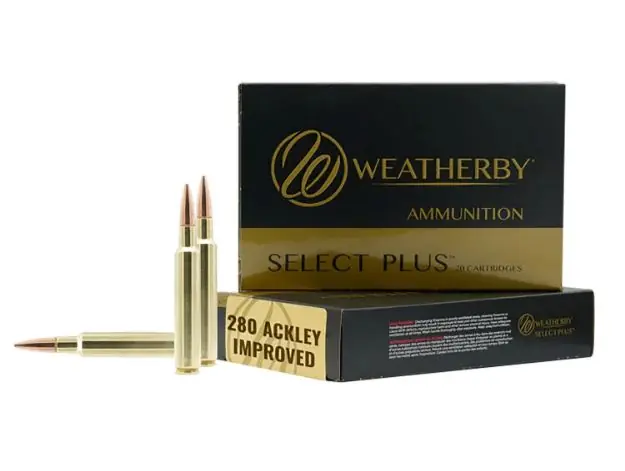 Weatherby Ammo 280 Ack Imp 168Gr Class Hybrd 20Rd!