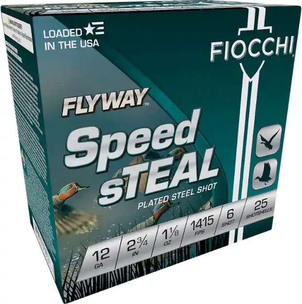 Fiocchi Flyway 12Ga 2.75" 1-1/8Oz #6 1415Fps 25Rd 10Bx/C