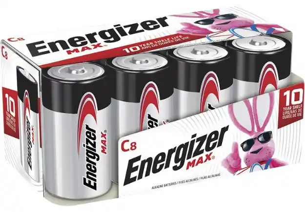 ENERGIZER E93FP8 C 12PK/CS 8PK BTTRY