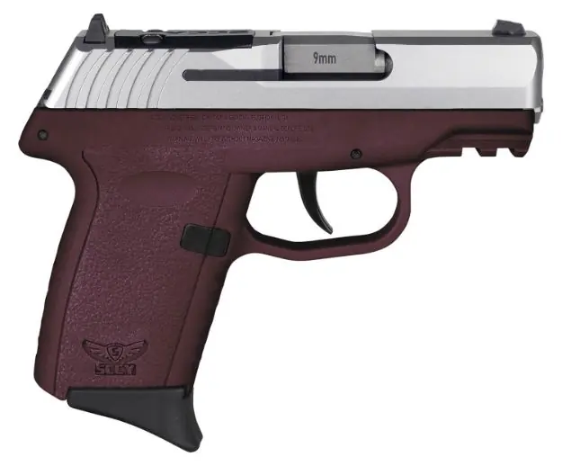 Sccy Cpx2-Tt Pistol Gen 3 9Mm 10Rd Ss/Crimson W/O Sfty Rdr