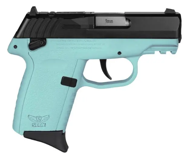 Sccy Cpx1-Cb Pistol Gen 3 9Mm 10Rd Black/Sccy Blue W/Sf Rdr